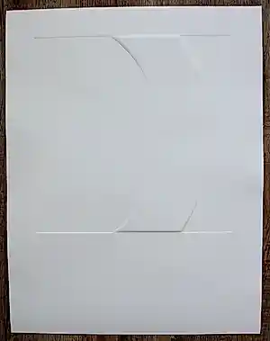 Harry van Kuyk - Reliëfdruk: Geometrische compositie kopen? Bied vanaf 150!