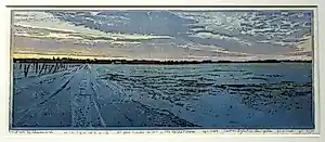 Siemen Dijkstra - Winterweg II ( bescheiden oplage, aardig formaat ) kopen? Bied vanaf 695!