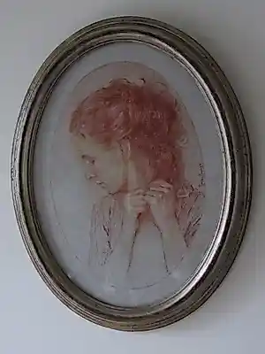 Jan Asselbergs - Portret jonge vrouw kopen? Bied vanaf 295!