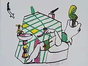 Herman Brood - "in bad". kopen? Bied vanaf 295!