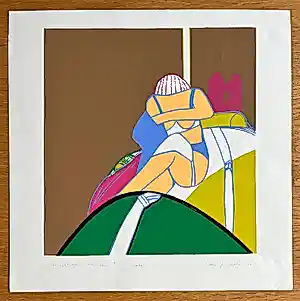 Hans-Joachim Spesshardt - Lot van 4 gesigneerde zeefdrukken- 1967 kopen? Bied vanaf 20!