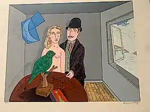 Benjamin Levy - Couple with Parrot kopen? Bied vanaf 50!