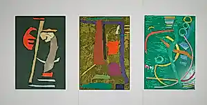 Andre Lanskoy - Set van drie abstrace etsen / aquatint verkocht voor € 130!