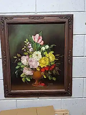 R. Rosini - Vaas met bloemen kopen? Bied vanaf 50!