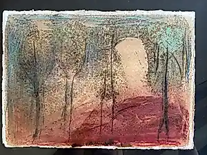 Raffaele Rossi - Prachtig fresco-achtig werk op handgeschept papier kopen? Bied vanaf 30!