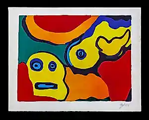 Karel Appel - Zeefdruk - 1973 kopen? Bied vanaf 1250!
