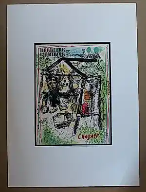 Marc Chagall - Cover „Derrière le Miroir“ (Nr. 182) von Marc Chagall aus dem Jahr 1969 kopen? Bied vanaf 180!
