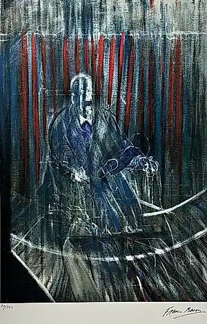 Francis Bacon - Studie naar Velàzquez, Certificaat kopen? Bied vanaf 100!
