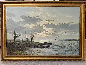 Herman Wijngaard - Hollands plassenlandschap kopen? Bied vanaf 325!