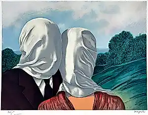 Rene Magritte - (naar), Les amants - Lithografie - 45x60 cm kopen? Bied vanaf 450!