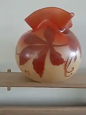 François-Théodore Legras - Grote Herfst Jugendstil vaas kopen? Bied vanaf 250!