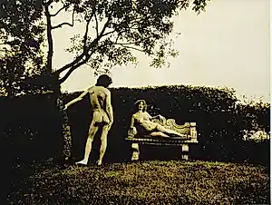 Karin Szekessy - 'Adam und Eva' of 'Akt im Garten' kopen? Bied vanaf 20!