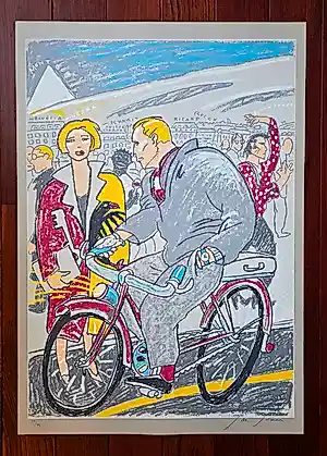 Javier De Juan - "El Ciclista" (1984) — Port Said Ediciones — Hand-Signed 38/99 kopen? Bied vanaf 200!