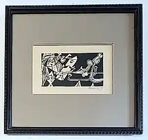 Corneille - Linosnede „Cobra“, gesigneerd „La Belle d’une journée“, 1949 kopen? Bied vanaf 850!