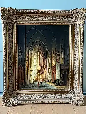 Gerrit Nijland - Kerkinterieur kopen? Bied vanaf 40!