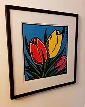 Henk Schiffmacher - Tulpen (mooi gelijst) kopen? Bied vanaf 115!