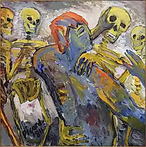 Hans Picard - Acryl op doek, Too late Orwell - Ingelijst (Zeer groot) kopen? Bied vanaf 450!