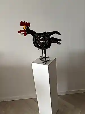 Jörg Ridderbusch - Kunstobject Vrolijke haan kopen? Bied vanaf 100!