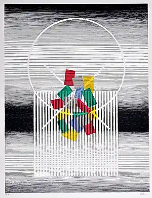 Michel Seuphor - Zeefdruk - Gesigneerd - 80x60 cm - E.A. - 1994 kopen? Bied vanaf 535!