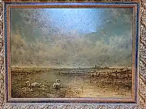 Albert Buikema - Landschap met zwanen kopen? Bied vanaf 175!