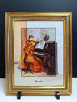 Porzellanfabrik W. Goebel - "Jeunes Filles au piano" d'après Pierre-Auguste RENOIR. kopen? Bied vanaf 89!