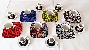 Keith Haring - Tognana servies 24 delig porselein kopen? Bied vanaf 350!