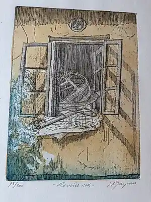 Eddy Jaspars - Originele lijnets/litho kopen? Bied vanaf 50!
