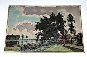 Piet de Regt - Landschap kopen? Bied vanaf 175!