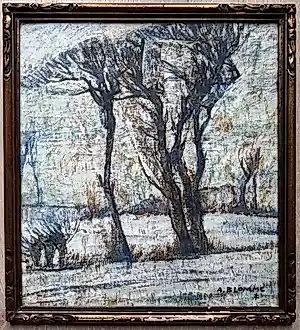 Alfons Blomme - Landschap met bomen kopen? Bied vanaf 70!