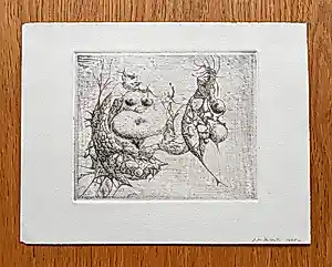Jean-Pierre De Coster - Gesigneerde ets - 1968 kopen? Bied vanaf 35!