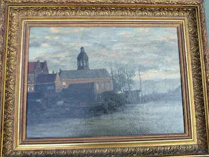 Dirk van Haaren - Uitzicht op stad/dorp. kopen? Bied vanaf 150!