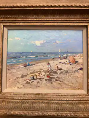 Niek van der Plas - Strandgezicht kopen? Bied vanaf 500!