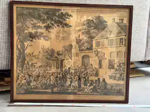 Jan Luyken - Wonderlyke Predicatie van een Barrevoeter-Monnik kopen? Bied vanaf 50!