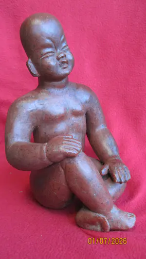 Onbekend - Zittende figuur. kopen? Bied vanaf 50!