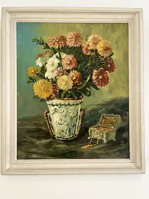 Robert Vanheste - Vaas met bloemen verkocht voor € 60!
