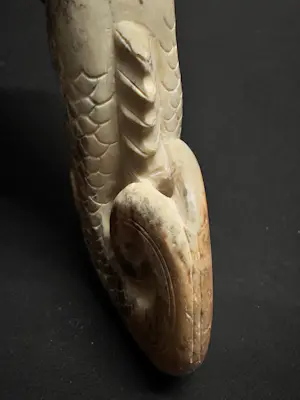 Onbekend - Gesneden jade vissculptuur Chinees gesneden jadesculptuur kopen? Bied vanaf 20!
