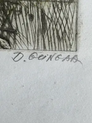 Onbekend - 2 etsen kopen? Bied vanaf 30!