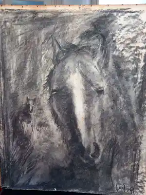 Adrianus van Zeegen - Paardenhoofd kopen? Bied vanaf 60!