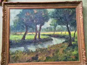 Sus Matthys - Landschap met beek kopen? Bied vanaf 40!