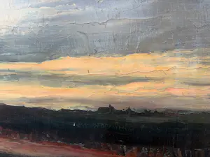 Cornelis Johannes van der Aa - Twents landschap in schemerlicht kopen? Bied vanaf 99!