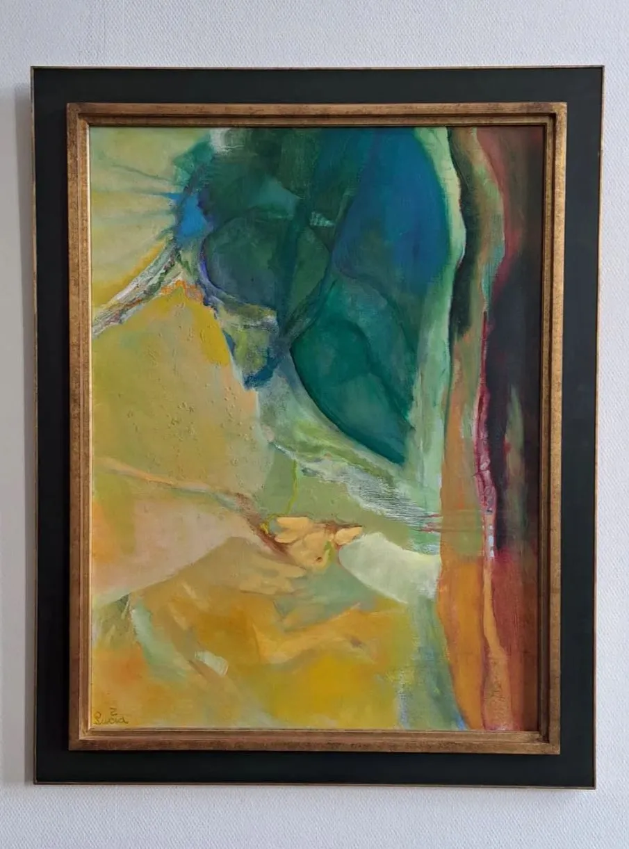 Lucia Bezemer - Kleurrijk schilderij kopen? Bied vanaf 250!
