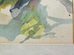 Jan Velthuis - abstracte compositie, aquarel op papier, 1981 kopen? Bied vanaf 75!