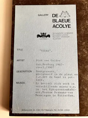 Dirk van Gelder - Veere kopen? Bied vanaf 75!