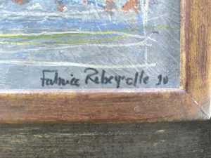 Fabrice Rebeyrolle - abstract werk kopen? Bied vanaf 60!