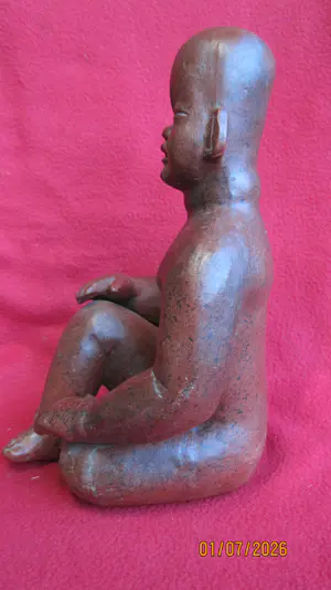 Onbekend - Zittende figuur. kopen? Bied vanaf 50!