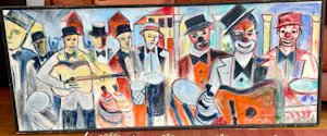 Onbekend - Moacir, Brazilië,interessant doek, gesigneerd kopen? Bied vanaf 40!