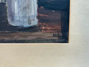 Anton Voorzanger - Aquarel studie kopen? Bied vanaf 25!