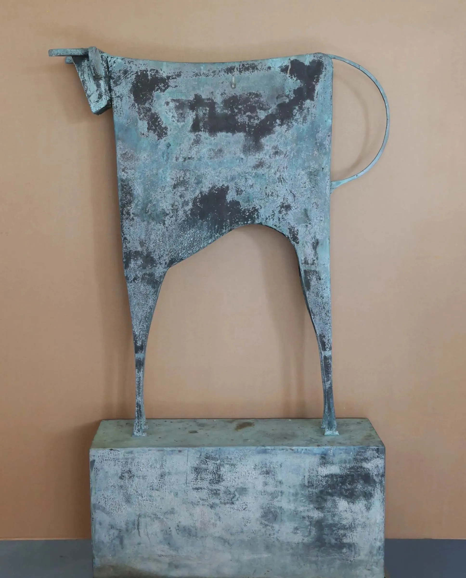 Carlos Mata - Groot bronzen beeld, Toro kopen? Bied vanaf 7500!