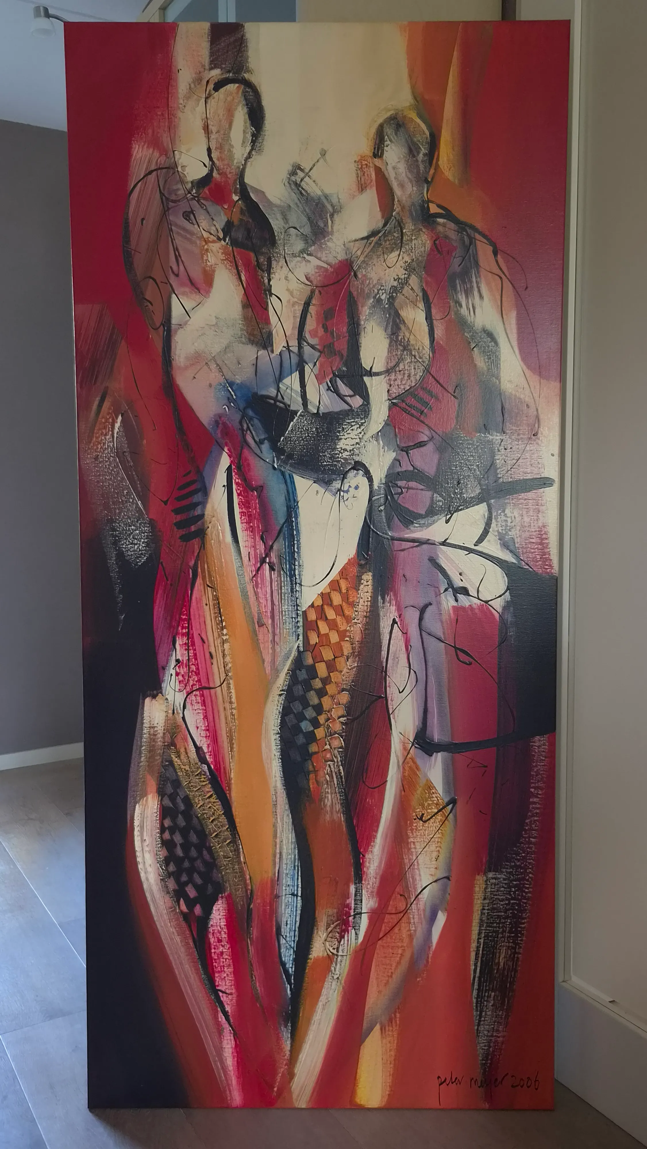 Peter Meijer - Compositie met 2 figuren kopen? Bied vanaf 400!
