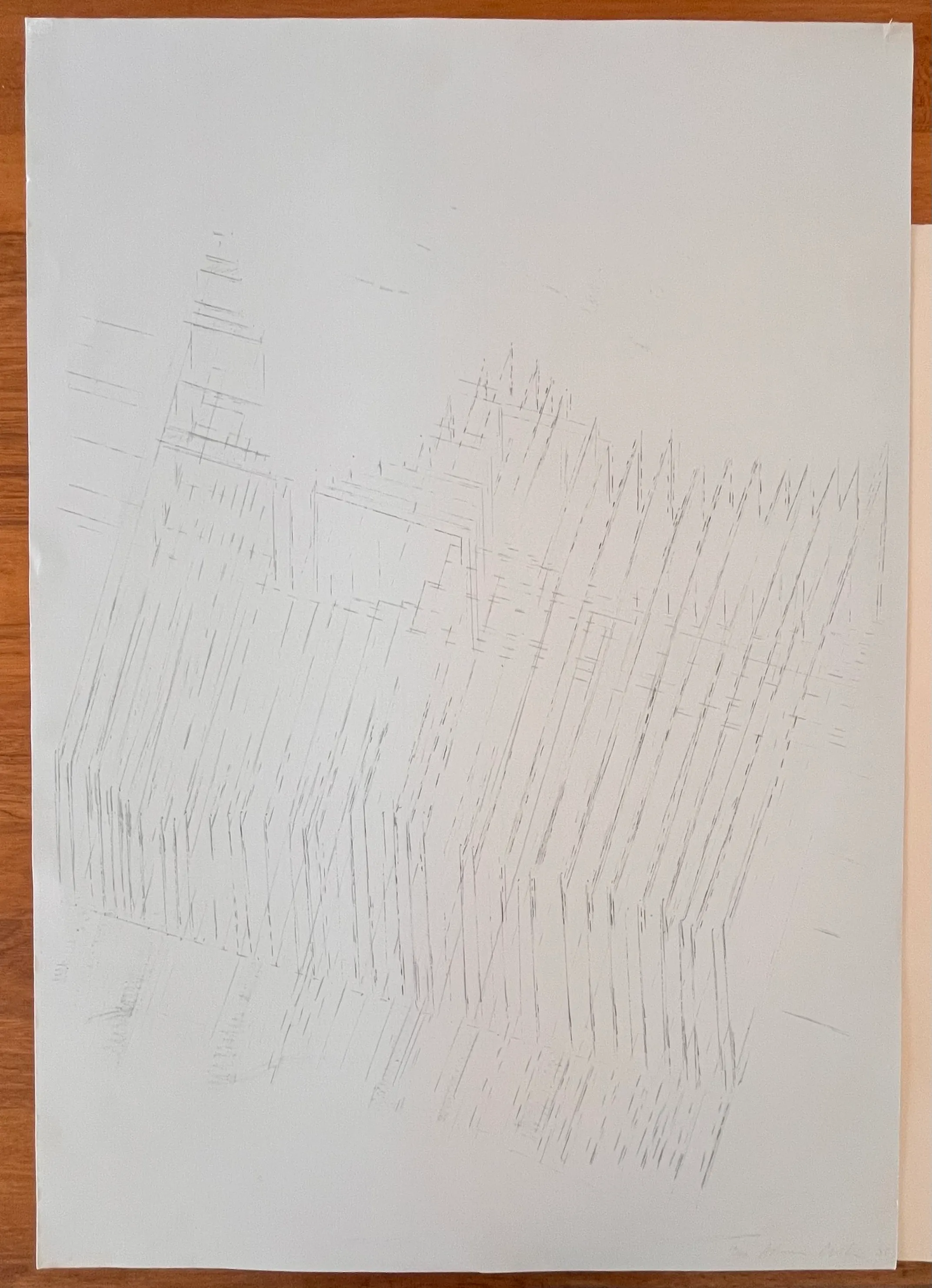 Adam Colton - Grote gesigneerde monochrome zeefdruk uit 1985 - 16/40 kopen? Bied vanaf 60!